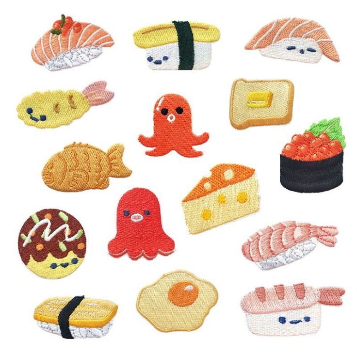 Food Snacks Pictures - 10 stuks borduurpatch populair voedsel snack