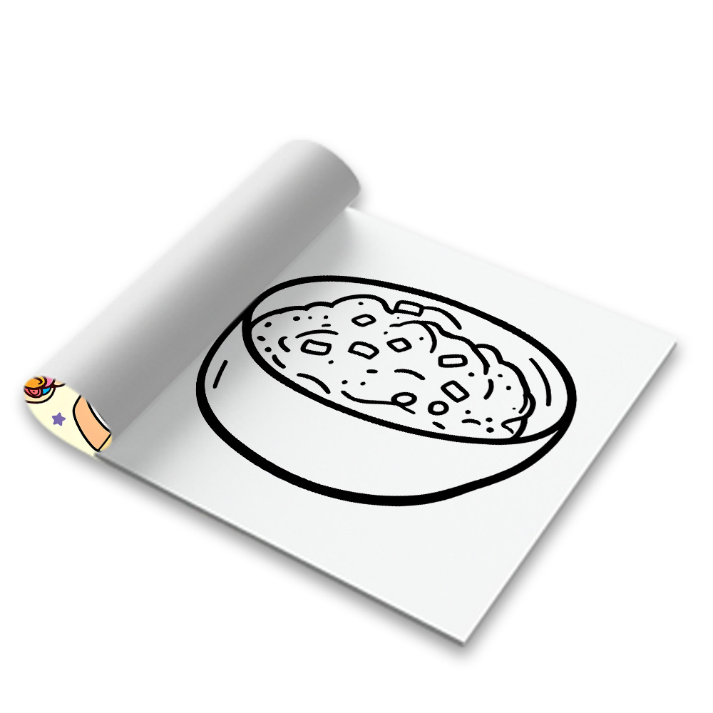 Food Snacks Drawing - Eten, drinken & snoepjes Vetgedrukt, eenvoudig