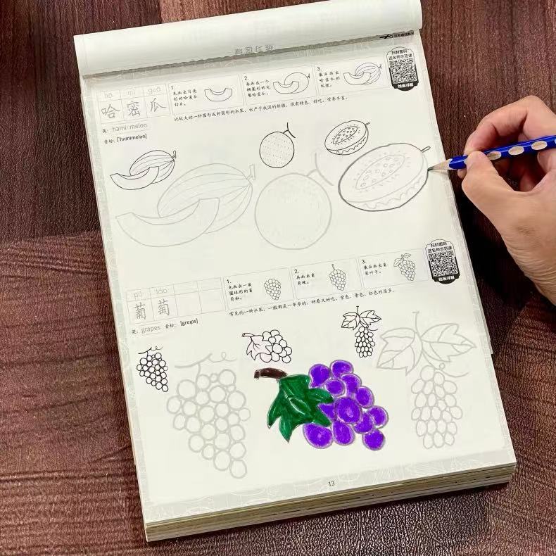 Cartoon Food Tracing Schetsboe - Food Snacks Drawing recensie en prijs