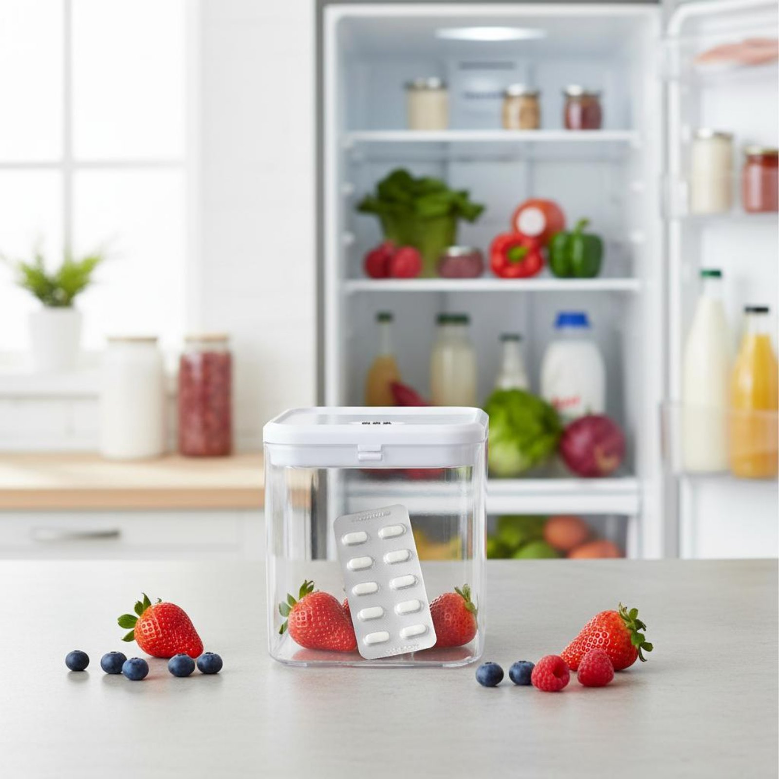 Doorzichtige afsluitbare doos  - Food & Snacks Coloring recensie en prijs