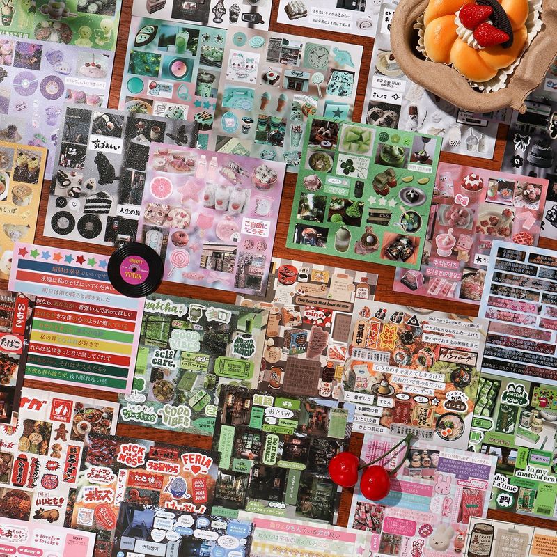 30 stuks esthetische vintage v - Snacks Food Labels recensie en prijs