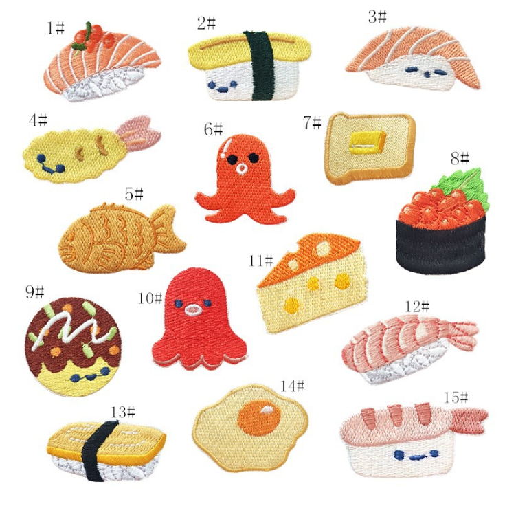 10 stuks borduurpatch populair - Food Snacks Pictures recensie en prijs