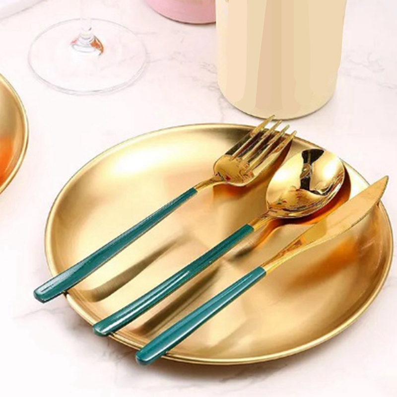 Roestvrijstalen ronde plaat Ca - Food & Snacks Coloring recensie en prijs