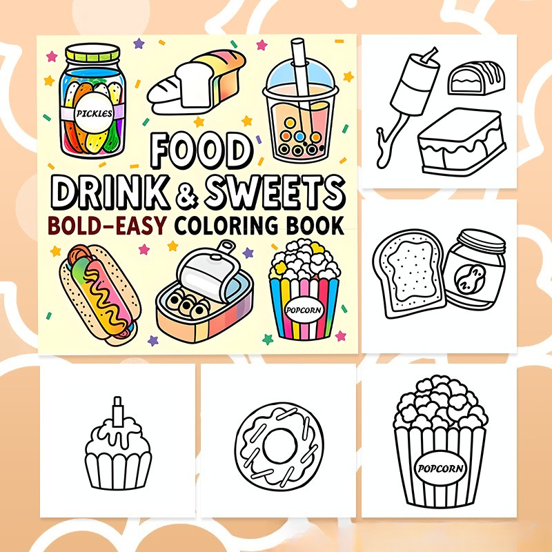 Eten, drinken & snoepjes Vetge - Food Snacks Drawing recensie en prijs