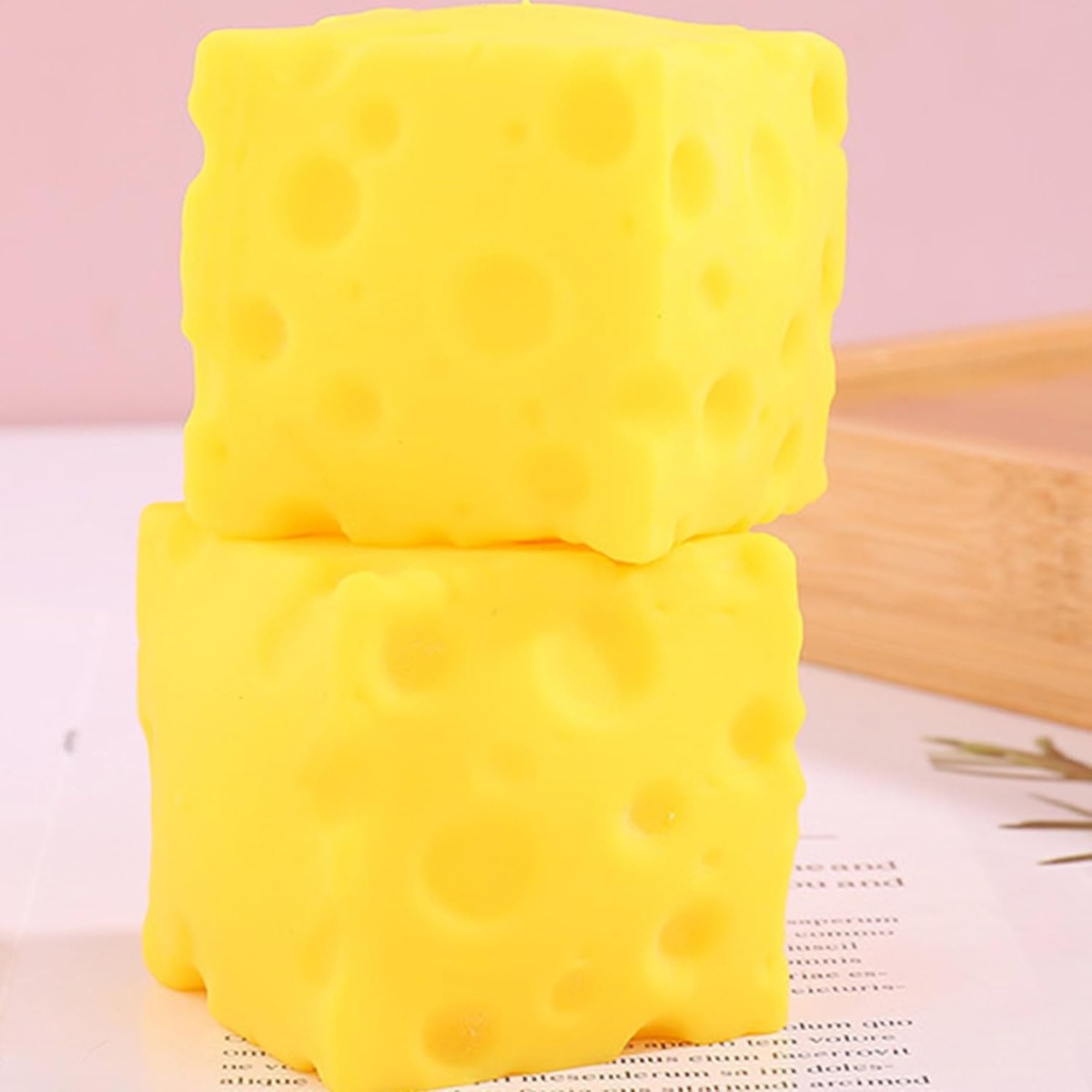 Kaas-stressbal, zacht knijpspe - Food & Snacks Coloring recensie en prijs