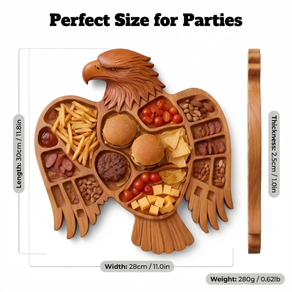 250e verjaardag Creatief houte - Food Platter Snacks recensie en prijs