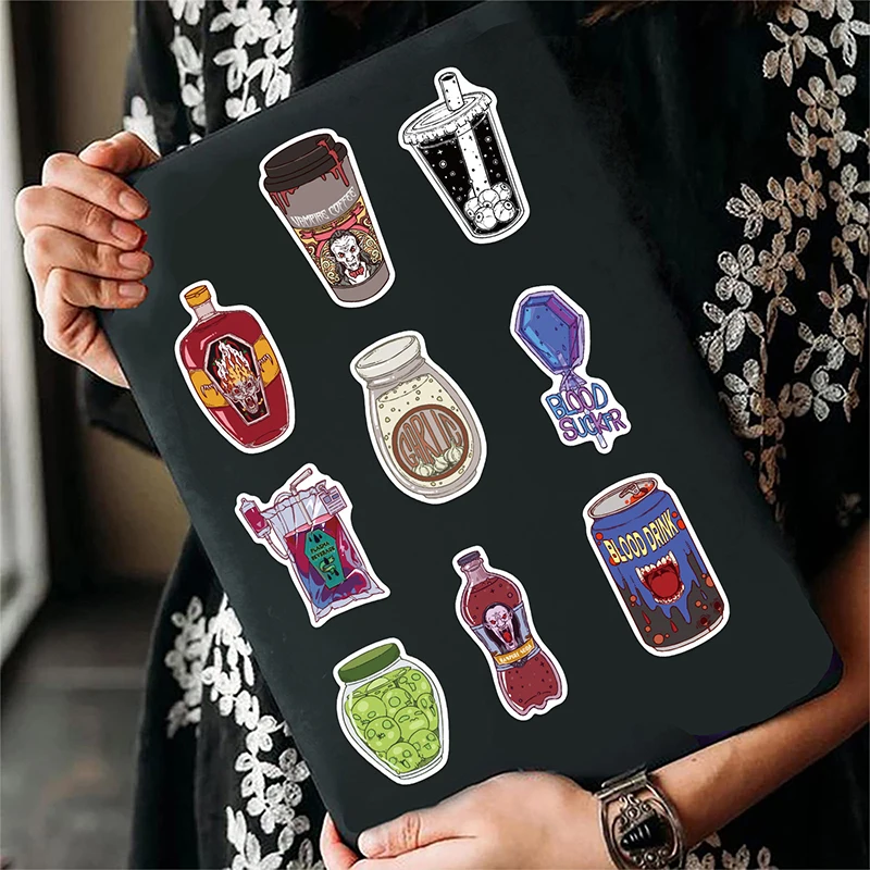50 STKS Zombie Voedsel Sticker - Zombie Snacks recensie en prijs